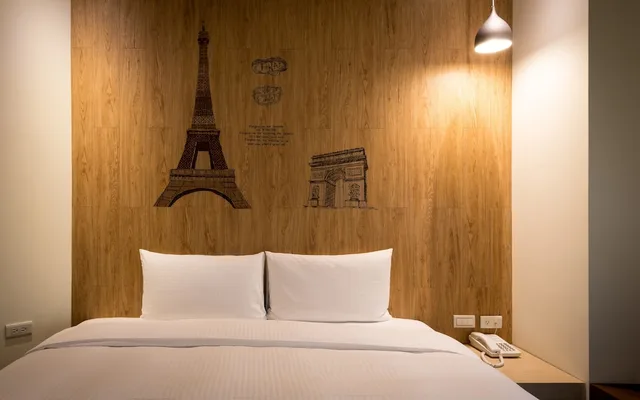غرفة قياسية بسرير مزدوج، Merryday Hotel Banqiao Branch 6/7