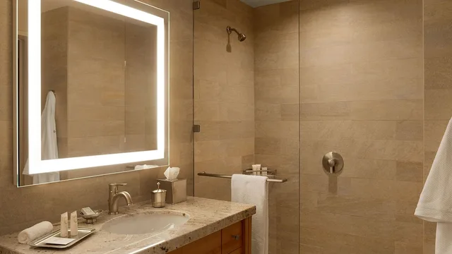 غرفة قياسية بسريرين كوين، Luskin Hotel 3/3