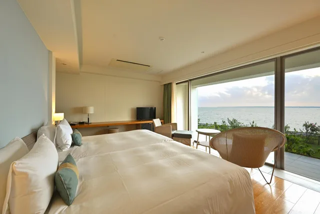 غرفة سوبيريور بإطلالة على البحر في الملحق، Ishigaki Island Beach Hotel Sunshine 4/10