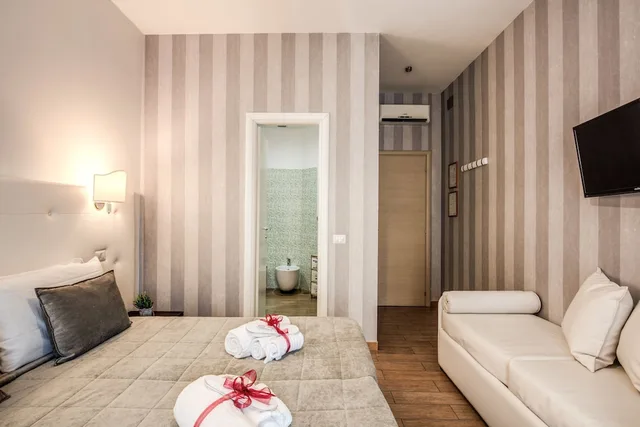 غرفة قياسية ثلاثية بسرير مزدوج، Santamaggiore Inn 3/10