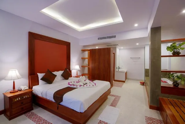 جناح بسرير كينج بإطلالة على النهر، Shadow Angkor Residence 4/7