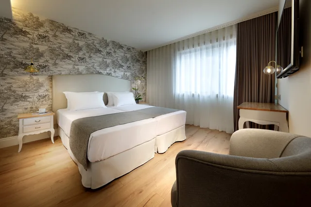 غرفة قياسية مفردة بسرير مزدوج، Eurostars Porto Douro 2/3
