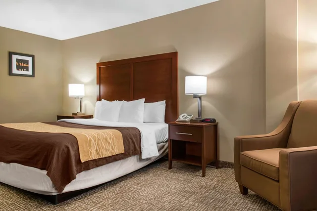 غرفة قياسية مفردة بسرير كينج مع أريكة في الطابق العلوي، Comfort Inn MSP Airport - Mall Of America 8/10