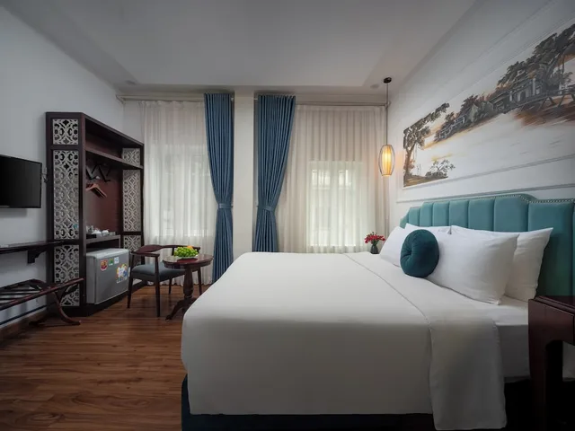 غرفة ديلوكس بسرير مزدوج أو سريرين منفصلين بإطلالة على المدينة لذوي الإعاقة، HANOI CHIC BOUTIQUE HOTEL 8/10