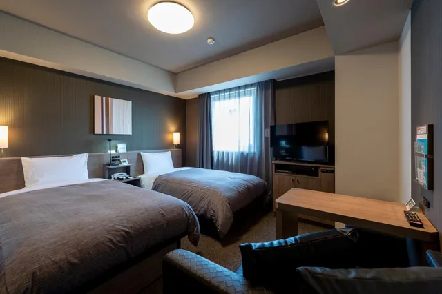 غرفة سوبيريور بسريرين منفصلين، Hotel Route-Inn Kanuma Inter 2/7