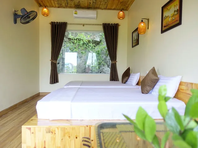 غرفة ديلوكس بسرير كينج، Ninh Binh Mountain Side Homestay & Cafe 7/10