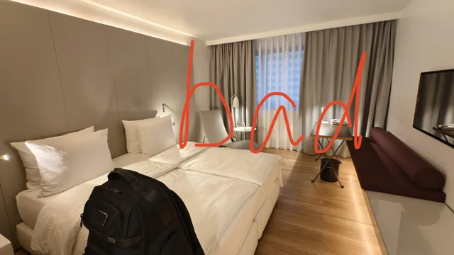 غرفة قياسية بسرير كوين، Scandic Frankfurt Museumsufer 3/3