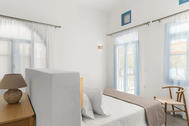 جناح بسرير مزدوج مع أريكة، Paros Inn Hotel 2/5