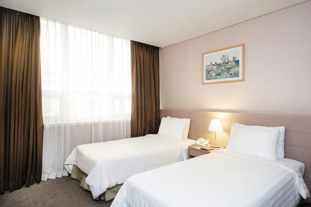 غرفة ديلوكس بسريرين منفصلين، New Seoul Hotel 1/4