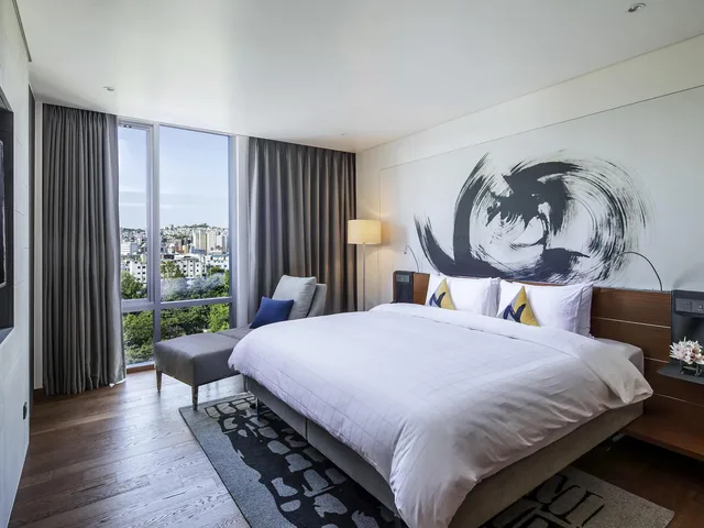 إقامة بريميير بسرير مزدوج بغرفة نوم واحدة، Novotel Ambassador Seoul Dongdaemun Hotels and Residences 2/10