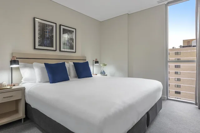 شقة بسرير كينج وسرير كوين بغرفتي نوم، Oaks Brisbane Festival Suites 3/8