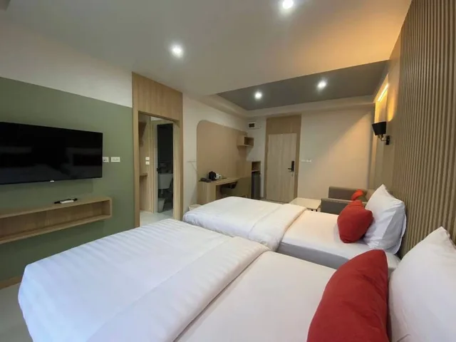 غرفة ديلوكس بسريرين منفصلين، Bangkok Mystay Hotel Rangsit 4/10