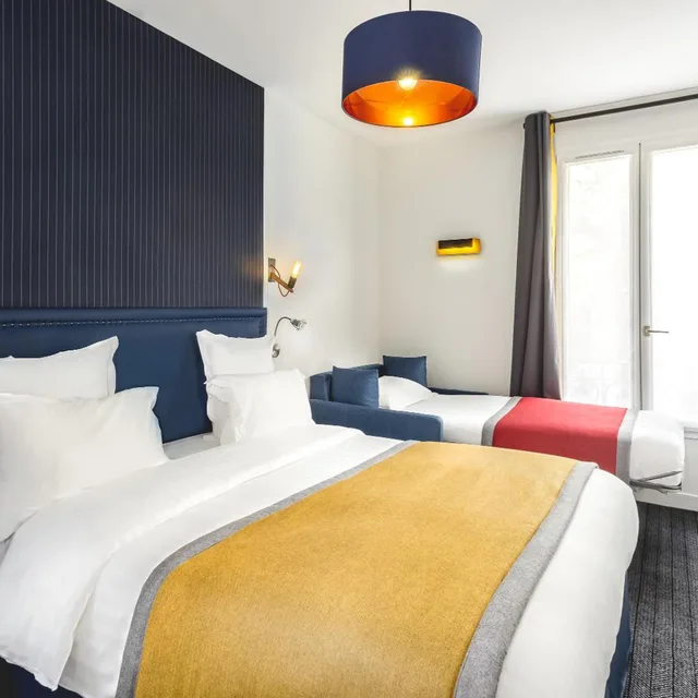 غرفة ثلاثية بسرير مزدوج، Hotel Clarisse 1/10