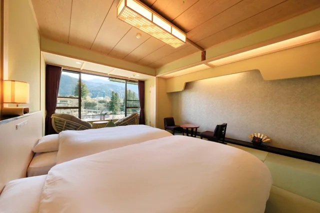 غرفة بسريرين منفصلين، JAPANESE ONSEN HOTEL MASUYA 2/6