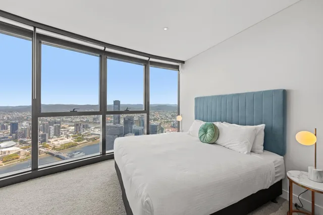 2 Bedrooms, Sky High, Executive, Apartment, High River View, 2 Bathrooms، BRISBANE SKYTOWER 2/4