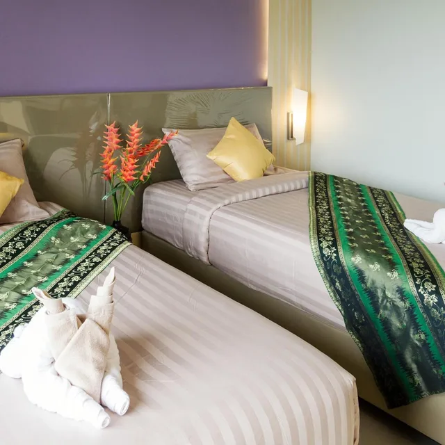 غرفة سوبيريور بسريرين منفصلين، Silom Boutique Hotel Hatyai 4/10