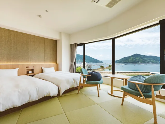 غرفة يابانية غربية قياسية، Etajimasou Hotel & SPA Hiroshima 1/1