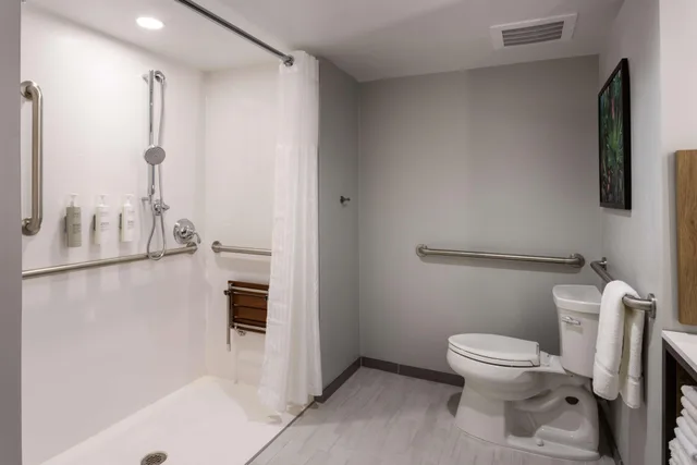 غرفة بسرير مزدوج لذوي الإعاقة، Hilton Garden Inn St. Augustine-Historic District 2/2