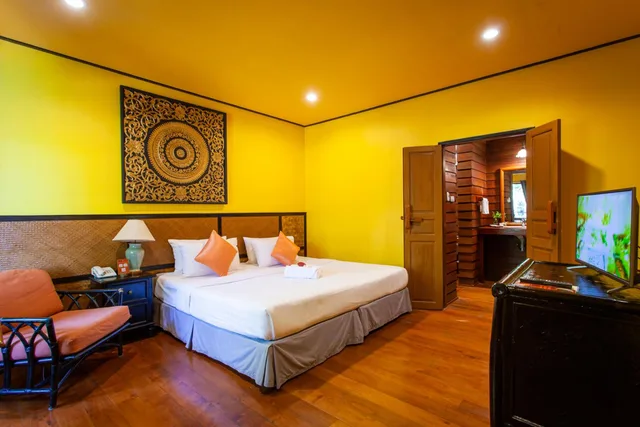 غرفة ديلوكس بسرير مزدوج أو سريرين منفصلين بإطلالة على الحديقة، Baan Krating Phuket Resort 9/10