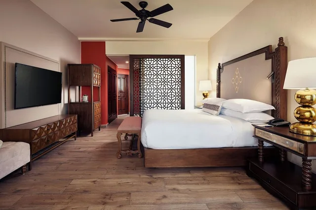غرفة بسرير كينج بإطلالة على الحديقة بشرفة، Hacienda Del Mar Los Cabos Resort Villas And Golf 2/3