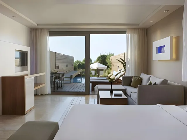جناح بإطلالة على الحديقة بمسبح خاص، Amus Hotel and Spa 1/1