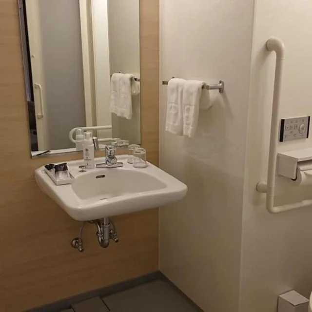 غرفة بسرير مزدوج لذوي الإعاقة، Green Rich Hotel Kurume 4/7