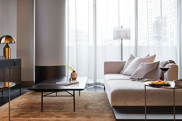 غرفة كلوب بسرير مزدوج بحوض استحمام، Melbourne Marriott Hotel Docklands 3/3