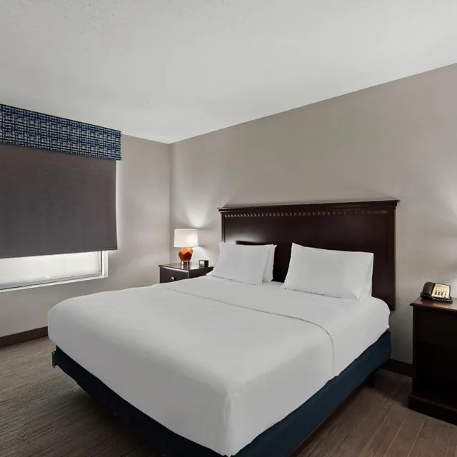 غرفة بسرير كينج مع أريكة بحوض استحمام لذوي الإعاقة، Hampton Inn & Suites Fort Belvoir Alexandria South 1/4