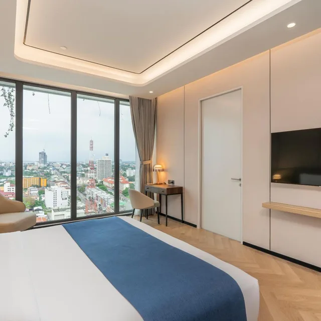 جناح شهر العسل بإطلالة على البحر، Arbour Hotel and Residence Pattaya (SHA Plus+) 4/10
