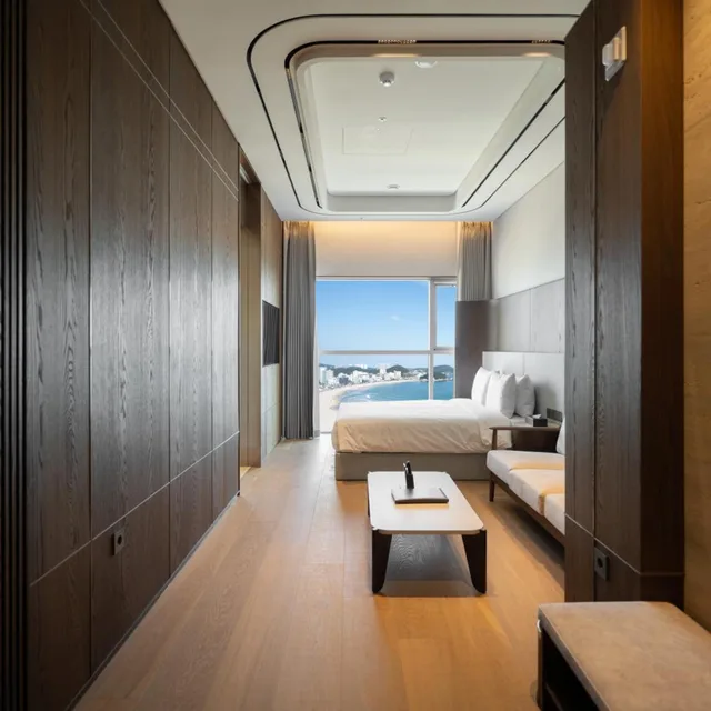 غرفة بسرير مزدوج لذوي الإعاقة، Mer de l'aube Hotel 2/6