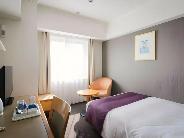غرفة بسرير مزدوج، JR Hotel Clement Uwajima 2/2