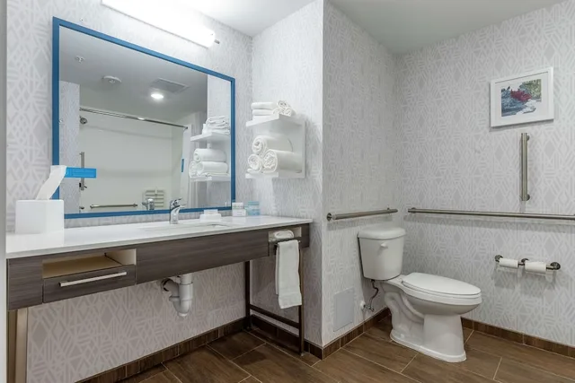 غرفة بسرير كينج مع أريكة بحوض جاكوزي، Hampton Inn Camden Sc 2/5