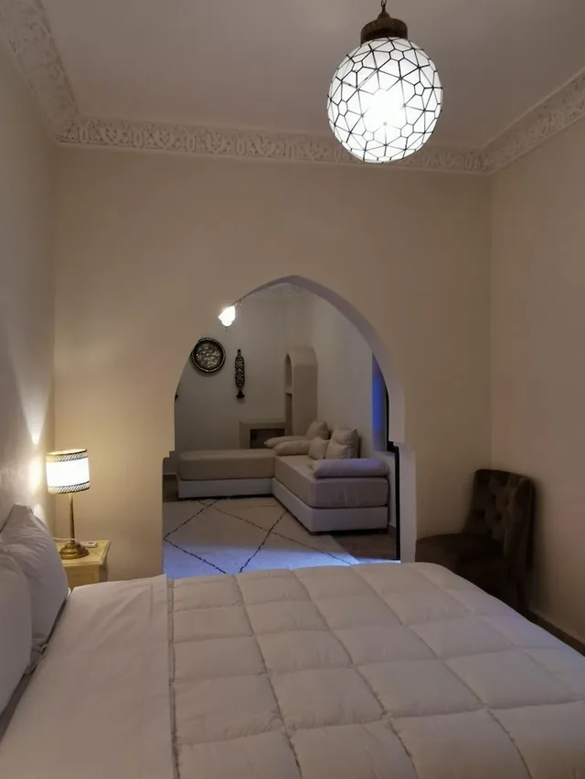 جناح كلاسيكي بسرير كوين، Riad Bijoux Marrakech 3/9