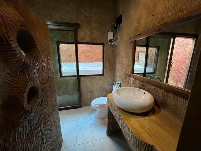 غرفة ديلوكس بسرير مزدوج، Timberland And Fruit Resort 10/10