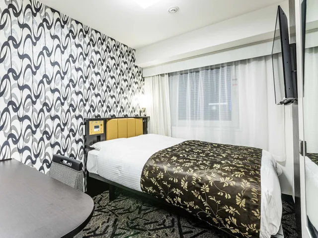 غرفة قياسية بسرير مزدوج، APA Hotel Nanbaminami Ebisucho-Eki 1/6