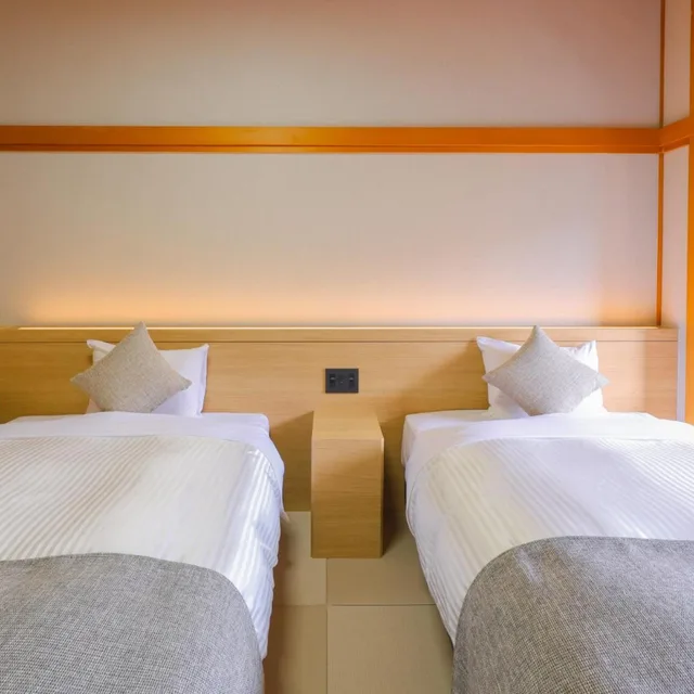 Interior, Japanese, Superior, Twin Beds, Indoor Bath, Hotel Kisoji 3/8