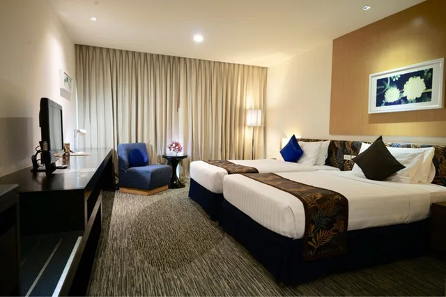 غرفة ديلوكس بسريرين منفصلين بشرفة، Amaranth Suvarnabhumi Hotel 3/20