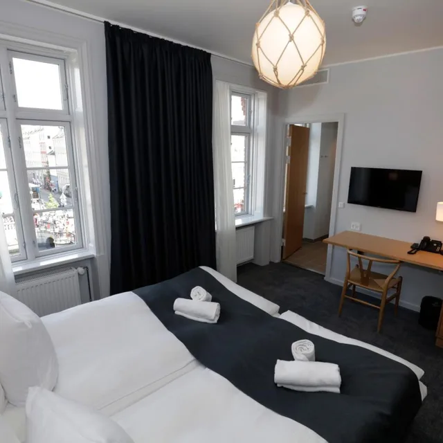 غرفة بسرير مزدوج أو سريرين منفصلين، Hotel Bethel 9/10