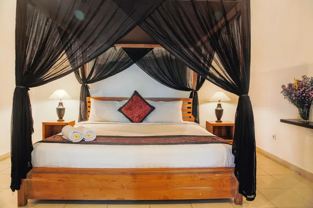 فيلا بسريرين منفصلين وسريرين كينج وأسرّة بطابقين بـ4 غرف نوم بمسبح خاص، Villa Bali Caviar 7/10