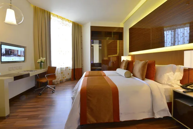 جناح بسريرين منفصلين بغرفة نوم واحدة، Fraser Suites Diplomatic Area, Bahrain 3/6