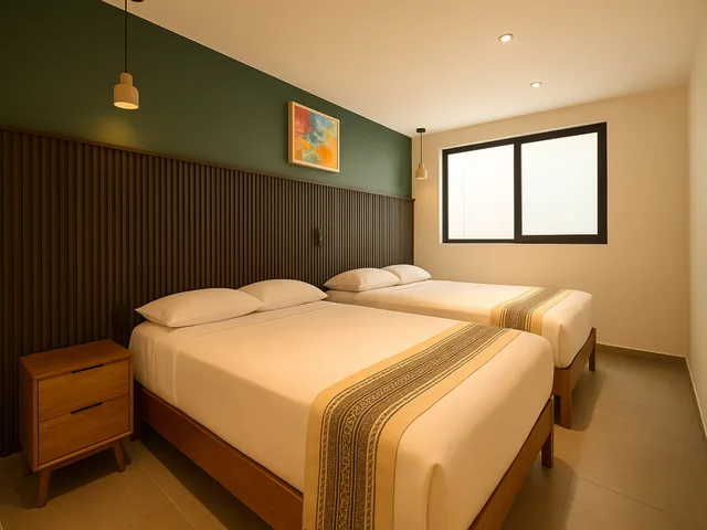 Standard Two Beds, COLLECTION O HOTEL CONCRETA 199 Mexico City 2/5