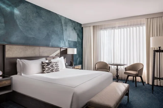 غرفة بسرير مزدوج بإطلالة على المسبح، Hotel Van Zandt 1/1
