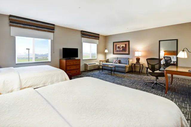 غرفة بسريرين كوين لذوي الإعاقة، Hampton Inn & Suites Salt Lake City-West Jordan 1/4
