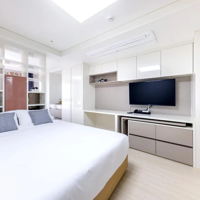 غرفة جونيور بسريرين منفصلين بإطلالة على البحر، Shin Shin Hotel Seogwipo 7/10