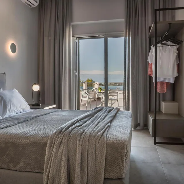 Deluxe, Double Bed, Sea View, Balcony, Limanaki Hotel 8/10