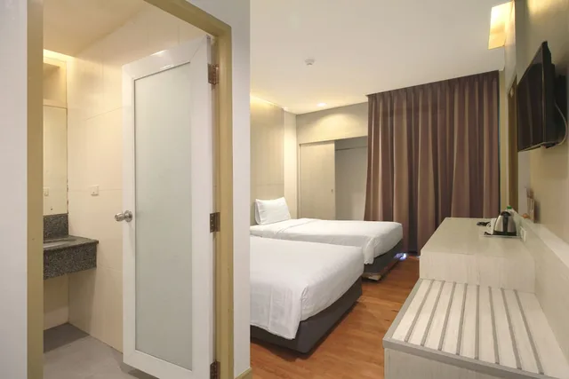 غرفة قياسية بسريرين منفصلين، Ten Stars Hotel Pratunam 5/10