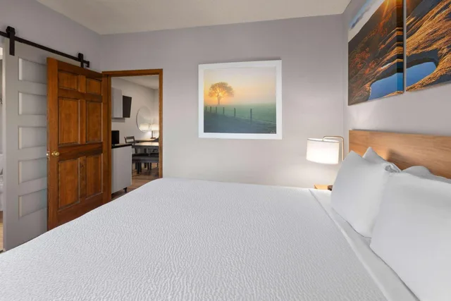 جناح بسرير كينج بغرفة نوم واحدة مع أريكة، Days Inn by Wyndham Hutchinson 4/4