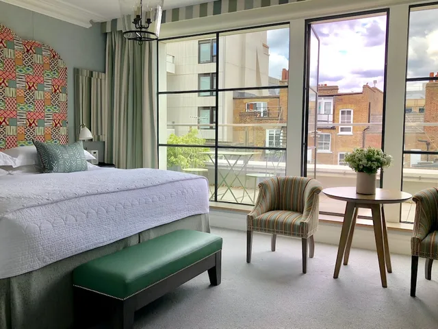 غرفة فاخرة بسرير كينج بشرفة، Ham Yard Hotel 2/5