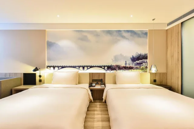 Jimu, Twin Beds، Atour Hotel Beijing Capital Airport 2/4