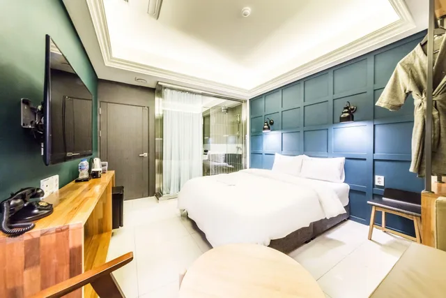 غرفة ديلوكس بسرير مزدوج، The Sangju Hotel Seoul 2/2